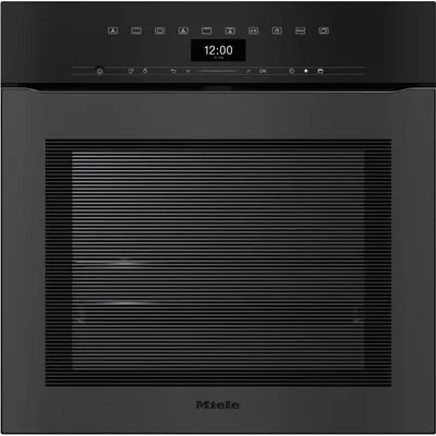 H 7464 BPX 125 Gala Ed Einbaubackofen Obsidianschwarz matt, 76 l, schnelles Vorheizen, pyrolytische Selbstreinigung, 59,5 cm breit, A+