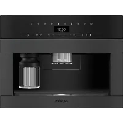 CVA 7440 125 Gala Edition Einbau-Kaffee-Vollautomat Obsidianschwarz matt, Milchbehälter, Latte Macchiato/Cappuccino/Milchkaffee, Stahl-Kegel-Mahlwerk