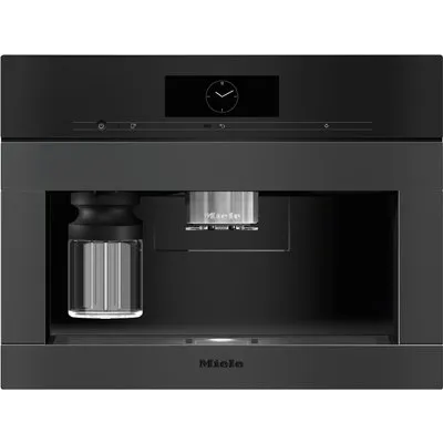 CVA 7845 125 Gala Edition Einbau-Kaffee-Vollautomat Obsidianschwarz matt, Milchbehälter, Latte Macchiato/Cappuccino/Milchkaffee, Stahl-Kegel-Mahlwerk