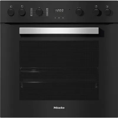 H 2455 E Active Einbau Elektro-Herd obsidianschwarz, 76 l, schnelles Vorheizen, 59,5 cm breit, A+