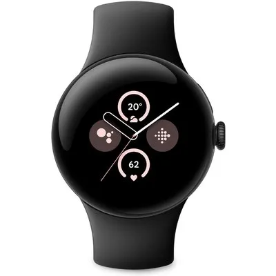 Google Pixel Watch 2 in Schwarz Obsidian