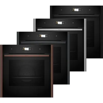 B69CS7KY0 Einbau Elektro-Herd flex design, 71 l, Pizza-Stufe, schnelles Vorheizen, Hefeteig-Gärstufe, Brotback-Stufe, 59,6 cm breit, A+