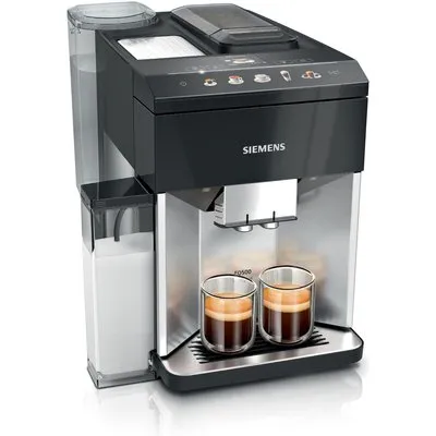 TQ517D03 Kaffee-Vollautomat edelstahl/schwarz, Cappuccino, Keramik-Mahlwerk, 15 bar, 1,9 l