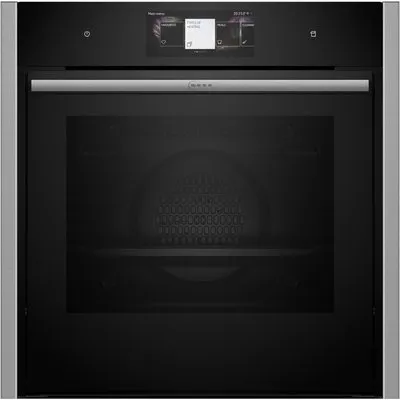 B64FT33N0 Elektro-Backofen mit Dampfgarer edelstahl, 71 l, Pizza-Stufe, schnelles Vorheizen, Hefeteig-Gärstufe, Brotback-Stufe