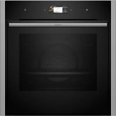 B64CS31N0 Einbaubackofen edelstahl, 71 l, Pizza-Stufe, schnelles Vorheizen, Hefeteig-Gärstufe, Brotback-Stufe, WLAN, Rückwand katalytisch beschichtet
