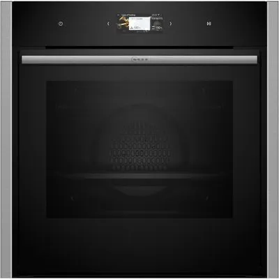 B64CS71N0 Einbaubackofen edelstahl, Pizza-Stufe, schnelles Vorheizen, Hefeteig-Gärstufe, Brotback-Stufe, pyrolytische Selbstreinigung, 59,6 cm breit