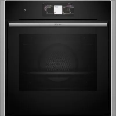 B64CT73N0 Einbaubackofen edelstahl, 71 l, Pizza-Stufe, schnelles Vorheizen, Hefeteig-Gärstufe, Brotback-Stufe, WLAN, pyrolytische Selbstreinigung