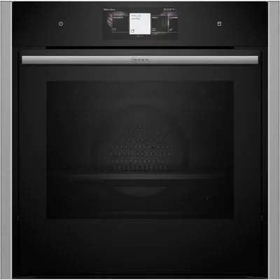 B64VT73N0 Einbaubackofen edelstahl, 71 l, Pizza-Stufe, schnelles Vorheizen, Hefeteig-Gärstufe, Brotback-Stufe, WLAN, pyrolytische Selbstreinigung