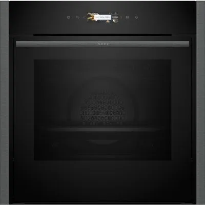 B44CR71G0K Einbaubackofen graphit, Pizza-Stufe, schnelles Vorheizen, Hefeteig-Gärstufe, Brotback-Stufe, WLAN, pyrolytische Selbstreinigung