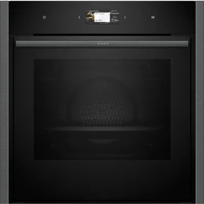B64CS71G0K Einbaubackofen graphit, Pizza-Stufe, schnelles Vorheizen, Hefeteig-Gärstufe, Brotback-Stufe, WLAN, pyrolytische Selbstreinigung