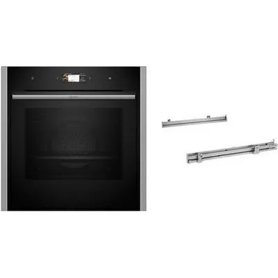 BMK6430CS Einbaubackofen-Set bestehend aus B64CS31N0 + Z1608BX0 edelstahl, 71 l, WLAN
