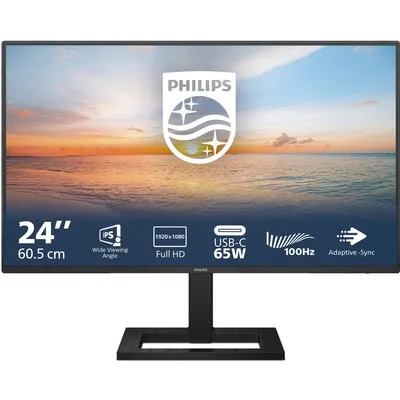 1000 Series 24E1N1300AE/00 61 cm (24") TFT-Monitor mit LED-Technik schwarz, Widescreen Full HD (1920x1080), 1 ms Reaktionszeit
