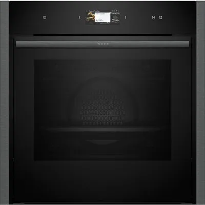 B54FS33G0K Elektro-Backofen mit Dampfgarer graphit grey, 71 l, Pizza-Stufe, schnelles Vorheizen, Hefeteig-Gärstufe, Brotback-Stufe