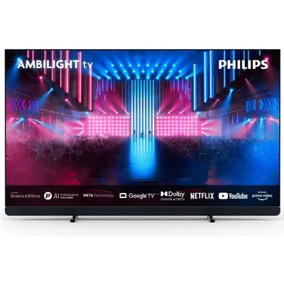 77OLED909/12 194 cm (77") OLED-TV, 4K Ultra HD, Smart-TV, 120 Hz, DVB-T2/DVB-C/DVB-S2, OLED+, Sprachsteuerung