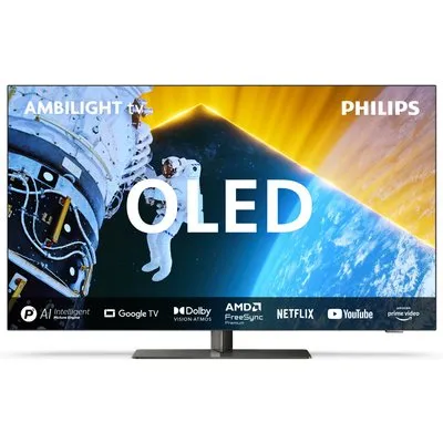 48OLED849/12 121 cm (48") OLED Ambilight TV, 4K Ultra HD, Smart-TV, 120 Hz, DVB-T2/DVB-C/DVB-S2, Sprachsteuerung