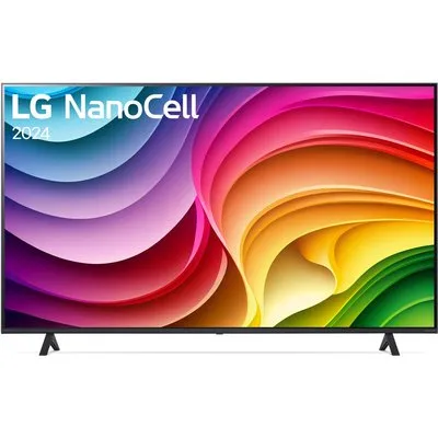 55NANO82T6B 139 cm (55") LCD-TV mit LED-Technik, 4K Ultra HD, Smart-TV, HDR-Wiedergabe, DVB-T2/DVB-C/DVB-S2, NanoCell, Sprachsteuerung
