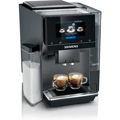 TQ717DF5 EQ700 integral Kaffee-Vollautomat dark inox, Milchbehälter, Keramik-Mahlwerk, 19 bar, 2,4 l
