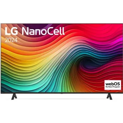 50NANO82T6B 126 cm (50") LCD-TV mit LED-Technik, 4K Ultra HD, Smart-TV, HDR-Wiedergabe, DVB-T2/DVB-C/DVB-S2, NanoCell, Sprachsteuerung