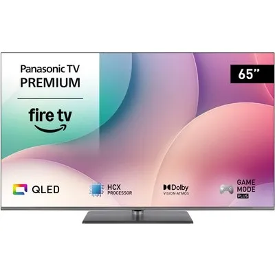 TV-65W83AE8 164 cm (65") QLED-TV silber, 4K Ultra HD, Smart-TV, DVB-T2/DVB-C/DVB-S2, Sprachsteuerung