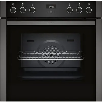 E1ACE2AG4 Einbau Elektro-Herd graphit, 71 l, Pizza-Stufe, schnelles Vorheizen, Heißluftgrill, 59,4 cm breit, A+