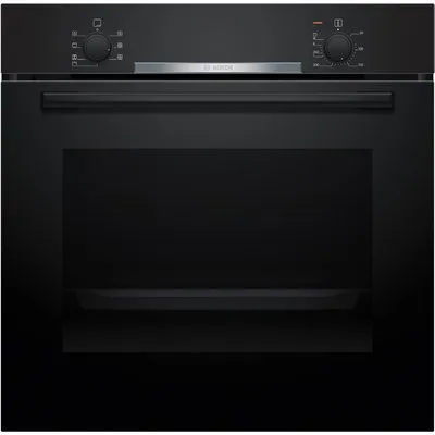 HBA510BA3 Einbaubackofen schwarz, 71 l, schnelles Vorheizen, 59,4 cm breit, A, Serie 2