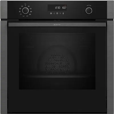 B6ACH7AG3 Einbaubackofen graphit, 71 l, Pizza-Stufe, schnelles Vorheizen, Brotback-Stufe, pyrolytische Selbstreinigung, 59,4 cm breit, A+