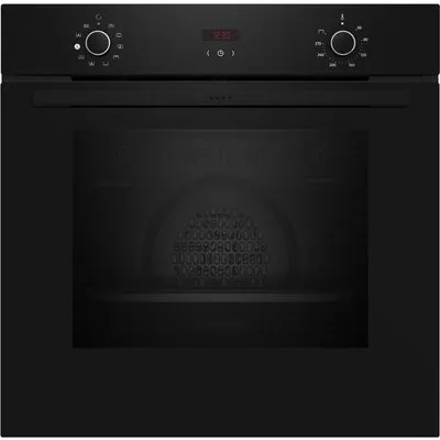 B1CVD0AK3 Backofen mit Dampfunterstützung schwarz, 71 l, Pizza-Stufe, schnelles Vorheizen, Heißluftgrill, 59,4 cm breit, A+