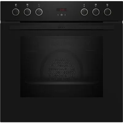 E1CCD2AK4 Einbau Elektro-Herd schwarz, 71 l, Pizza-Stufe, schnelles Vorheizen, Heißluftgrill, 59,4 cm breit, A+