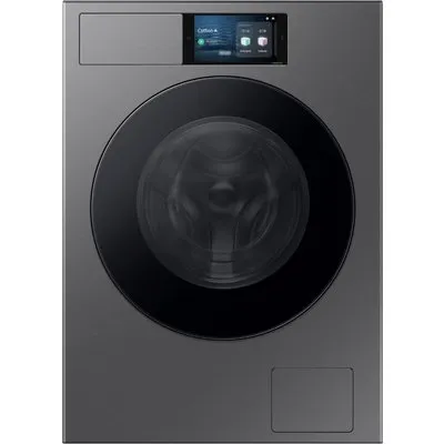 WF90F09C4SU2 Stand-Waschmaschine-Frontlader dark silver steel, 9 kg, 1400 U/min, 72 dBA