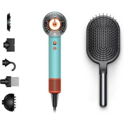 Supersonic nural HD16 + Paddlebrush Haartrockner ceramic patina/topaz