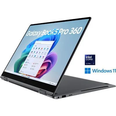 Galaxy Book5 Pro 360 (NP960QHA-KG3DE) 40,6 cm (16") 2 in 1 Convertible-Notebook moonstone gray