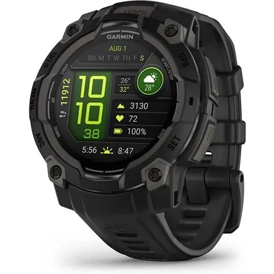 Instinct 3 AMOLED (45mm) Multisport-Smartwatch schwarz