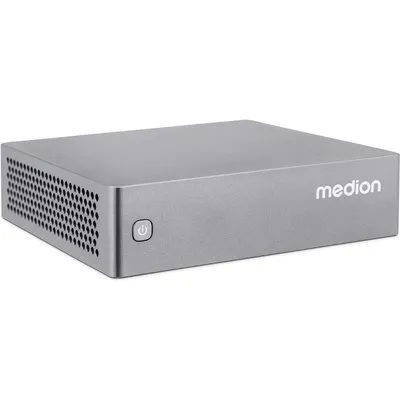 S06 (MD35385) Mini PC silber, Intel Core i3, 8 GB RAM, 512 GB SSD, Intel UHD Graphics für 13. Gen., Windows 11, Wi-Fi 6 (802.11ax)