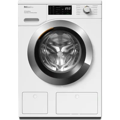 WEG 885 WPS Stand-Waschmaschine-Frontlader lotosweiß, 9 kg, 1400 U/min, W1 ChromeEdition, 72 dBA