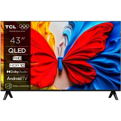 43S59K 108 cm (43") QLED-TV brushed metal, Full HD, Smart-TV, DVB-T2/DVB-C/DVB-S2