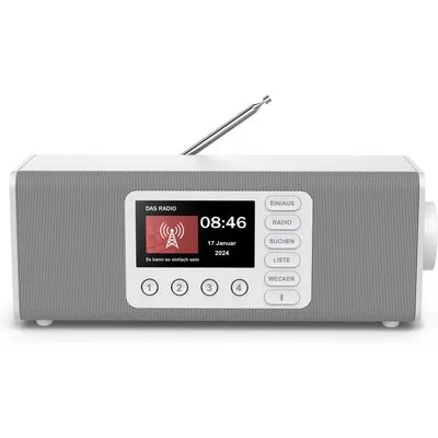 DR2002 DAB Radioempfänger weiss