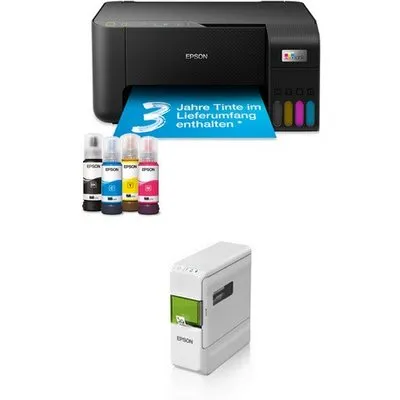 EcoTank ET-2864 Multifunktionsgerät Tinte schwarz inkl. LabelWorks LW-C410