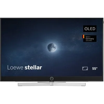 stellar 55 dr+ (VIDAA OS) 139 cm (55") OLED-TV alu black/lava, 4K Ultra HD, Smart-TV, 144 Hz, Sprachsteuerung