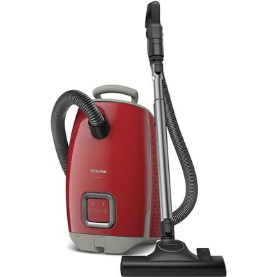 Guard L1 Red Pulse Bodenstaubsauger rubinrot, mit Beutel, 3,5 l Staubvolumen, 12 m Reichweite