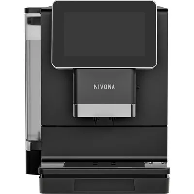 CafeRomatica NIVO 9101 Kaffee-Vollautomat schwarz, Milchbehälter, Stahl-Kegel-Mahlwerk, 15 bar, 2,2 l, Apps ladbar