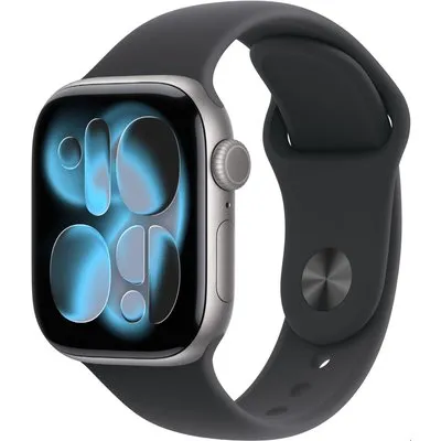 Watch Series 11 (42mm) GPS Smartwatch Alu mit Sportarmband S/M space grau/schwarz