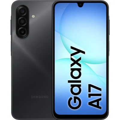 Galaxy A17 Smartphone schwarz, 128 GB Speicher, 4 GB RAM, 50 MP Kamera, 6,7 Zoll Display, 51,55 Std. Akku, LTE, Android
