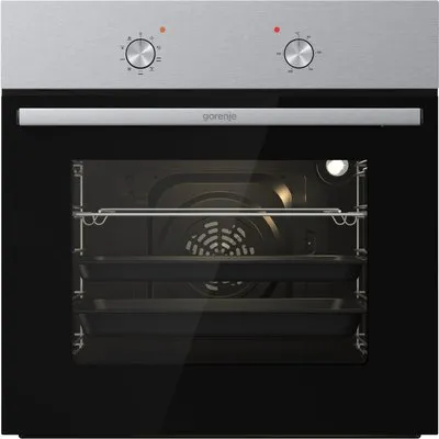BO671703AX Einbaubackofen edelstahl, 73 l, Pizza-Stufe, 59,5 cm breit, A