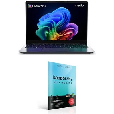 SPRCHRGD 14 S1 (MD62695) 35,56 cm (14") Notebook inkl. Standard ENV (Attach), 16 GB RAM, 512 GB SSD, Qualcomm Snapdragon X Plus, Windows 11