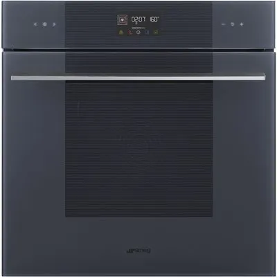 SO6102TGF Einbaubackofen neptune grey, 68 l, Pizza-Stufe, schnelles Vorheizen, Hefeteig-Gärstufe, 59,7 cm breit, A+, grau, Linea