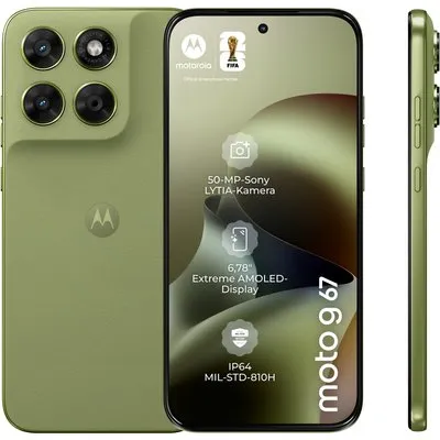 moto g67 (256GB) Smartphone PANTONE nile, 4 GB RAM, 50 MP Kamera, 6,78 Zoll Display, 59,43 Std. Akku, 5G, Android