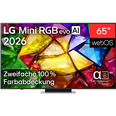65MRGB87B9B 164 cm (65") Mini RGB evo AI TV
