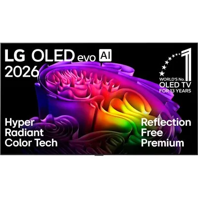 OLED77G68LW 195 cm (77") OLED evo AI TV, 4K Ultra HD, Smart-TV, HDR-Wiedergabe, 120 Hz, DVB-T2/DVB-C/DVB-S2, Sprachsteuerung