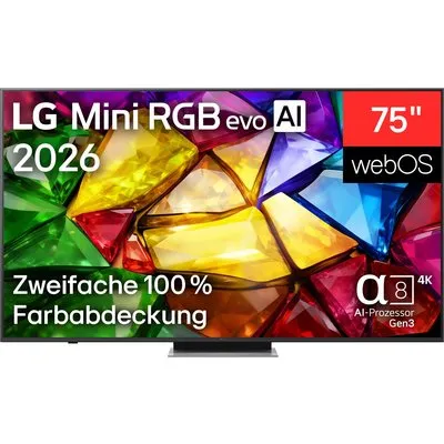 75MRGB87B9B 189 cm (75") Mini RGB evo AI TV