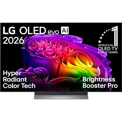 OLED48G69LS 121 cm (48") OLED evo AI TV, 4K Ultra HD, Smart-TV, HDR-Wiedergabe, 120 Hz, DVB-T2/DVB-C/DVB-S2, Sprachsteuerung